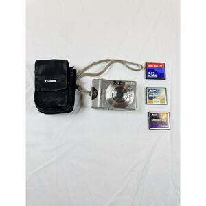 Canon PowerShot S110 Digital ELPH Camera Untested No Battery CF Cards Case
